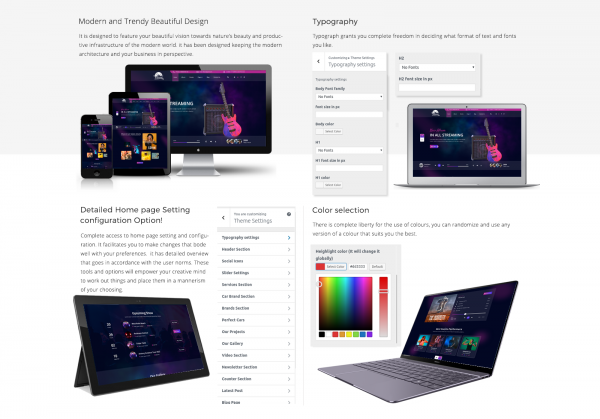 Audio Streaming WordPress Theme