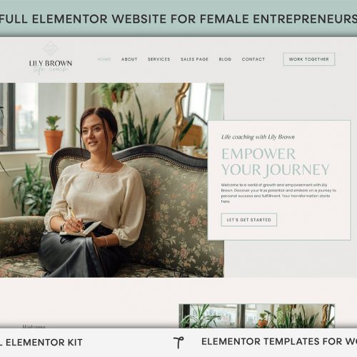 Life Coach Elementor Template Kit